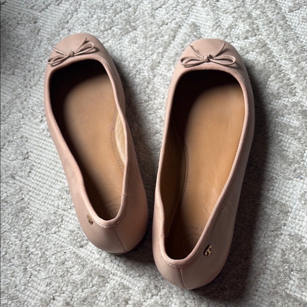 Tory Burch Pink Ballet Flats